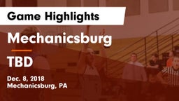 Mechanicsburg  vs TBD Game Highlights - Dec. 8, 2018
