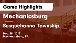 Mechanicsburg  vs Susquehanna Township  Game Highlights - Dec. 18, 2018
