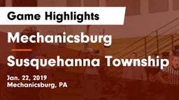 Mechanicsburg  vs Susquehanna Township Game Highlights - Jan. 22, 2019