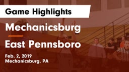 Mechanicsburg  vs East Pennsboro  Game Highlights - Feb. 2, 2019