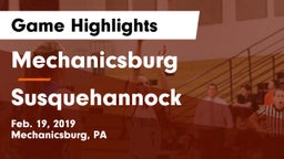 Mechanicsburg  vs Susquehannock  Game Highlights - Feb. 19, 2019