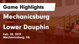 Mechanicsburg  vs Lower Dauphin  Game Highlights - Feb. 28, 2019