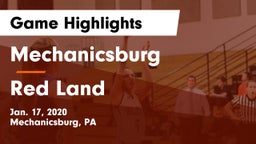 Mechanicsburg  vs Red Land  Game Highlights - Jan. 17, 2020