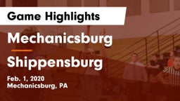 Mechanicsburg  vs Shippensburg Game Highlights - Feb. 1, 2020