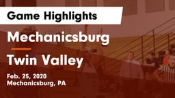 Mechanicsburg  vs Twin Valley  Game Highlights - Feb. 25, 2020