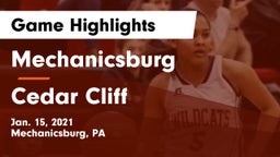 Mechanicsburg  vs Cedar Cliff  Game Highlights - Jan. 15, 2021