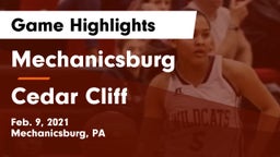 Mechanicsburg  vs Cedar Cliff  Game Highlights - Feb. 9, 2021