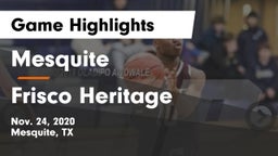 Mesquite  vs Frisco Heritage  Game Highlights - Nov. 24, 2020