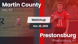 Matchup: Martin County High S vs. Prestonsburg  2019