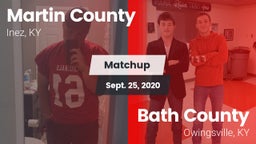 Matchup: Martin County High S vs. Bath County  2020