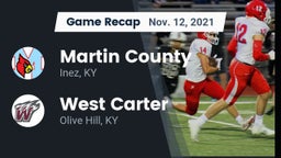 Recap: Martin County  vs. West Carter  2021