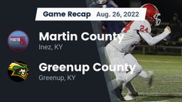 Recap: Martin County  vs. Greenup County  2022