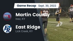 Recap: Martin County  vs. East Ridge  2022