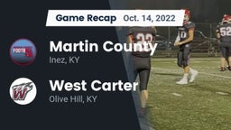 Recap: Martin County  vs. West Carter  2022