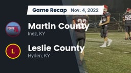 Recap: Martin County  vs. Leslie County  2022