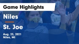 Niles  vs St. Joe  Game Highlights - Aug. 23, 2021
