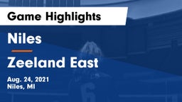 Niles  vs Zeeland East  Game Highlights - Aug. 24, 2021