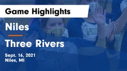 Niles  vs Three Rivers  Game Highlights - Sept. 16, 2021