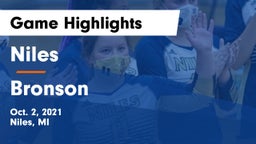 Niles  vs Bronson Game Highlights - Oct. 2, 2021