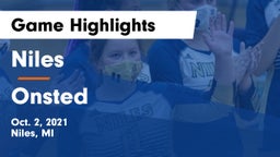 Niles  vs Onsted Game Highlights - Oct. 2, 2021