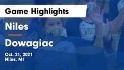 Niles  vs Dowagiac Game Highlights - Oct. 21, 2021
