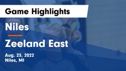 Niles  vs Zeeland East Game Highlights - Aug. 23, 2022