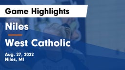 Niles  vs West Catholic  Game Highlights - Aug. 27, 2022