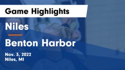 Niles  vs Benton Harbor Game Highlights - Nov. 3, 2022