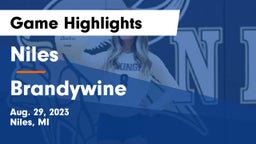 Niles  vs Brandywine  Game Highlights - Aug. 29, 2023