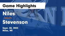 Niles  vs Stevenson  Game Highlights - Sept. 30, 2023