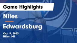 Niles  vs Edwardsburg  Game Highlights - Oct. 5, 2023