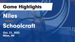 Niles  vs Schoolcraft  Game Highlights - Oct. 21, 2023