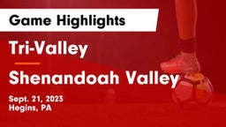 Tri-Valley  vs Shenandoah Valley  Game Highlights - Sept. 21, 2023