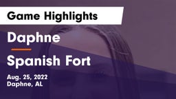 Daphne  vs Spanish Fort  Game Highlights - Aug. 25, 2022