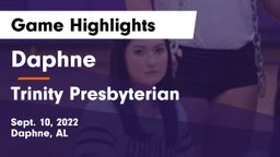 Daphne  vs Trinity Presbyterian  Game Highlights - Sept. 10, 2022