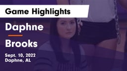 Daphne  vs Brooks  Game Highlights - Sept. 10, 2022