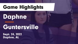 Daphne  vs Guntersville  Game Highlights - Sept. 24, 2022