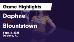 Daphne  vs Blountstown  Game Highlights - Sept. 2, 2023