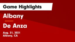 Albany  vs De Anza  Game Highlights - Aug. 31, 2021