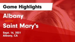 Albany  vs Saint Mary's Game Highlights - Sept. 16, 2021