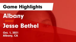 Albany  vs Jesse Bethel  Game Highlights - Oct. 1, 2021