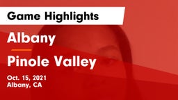 Albany  vs Pinole Valley  Game Highlights - Oct. 15, 2021