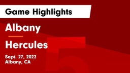Albany  vs Hercules  Game Highlights - Sept. 27, 2022