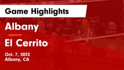 Albany  vs El Cerrito  Game Highlights - Oct. 7, 2022