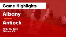 Albany  vs Antioch  Game Highlights - Aug. 19, 2023