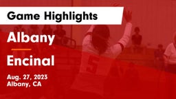 Albany  vs Encinal  Game Highlights - Aug. 27, 2023
