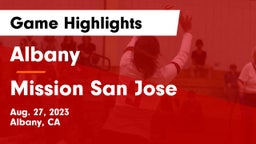 Albany  vs Mission San Jose Game Highlights - Aug. 27, 2023