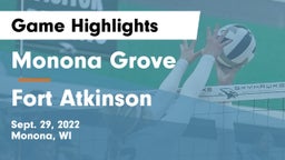Monona Grove  vs Fort Atkinson  Game Highlights - Sept. 29, 2022