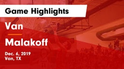 Van  vs Malakoff  Game Highlights - Dec. 6, 2019