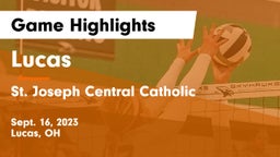Lucas  vs St. Joseph Central Catholic  Game Highlights - Sept. 16, 2023